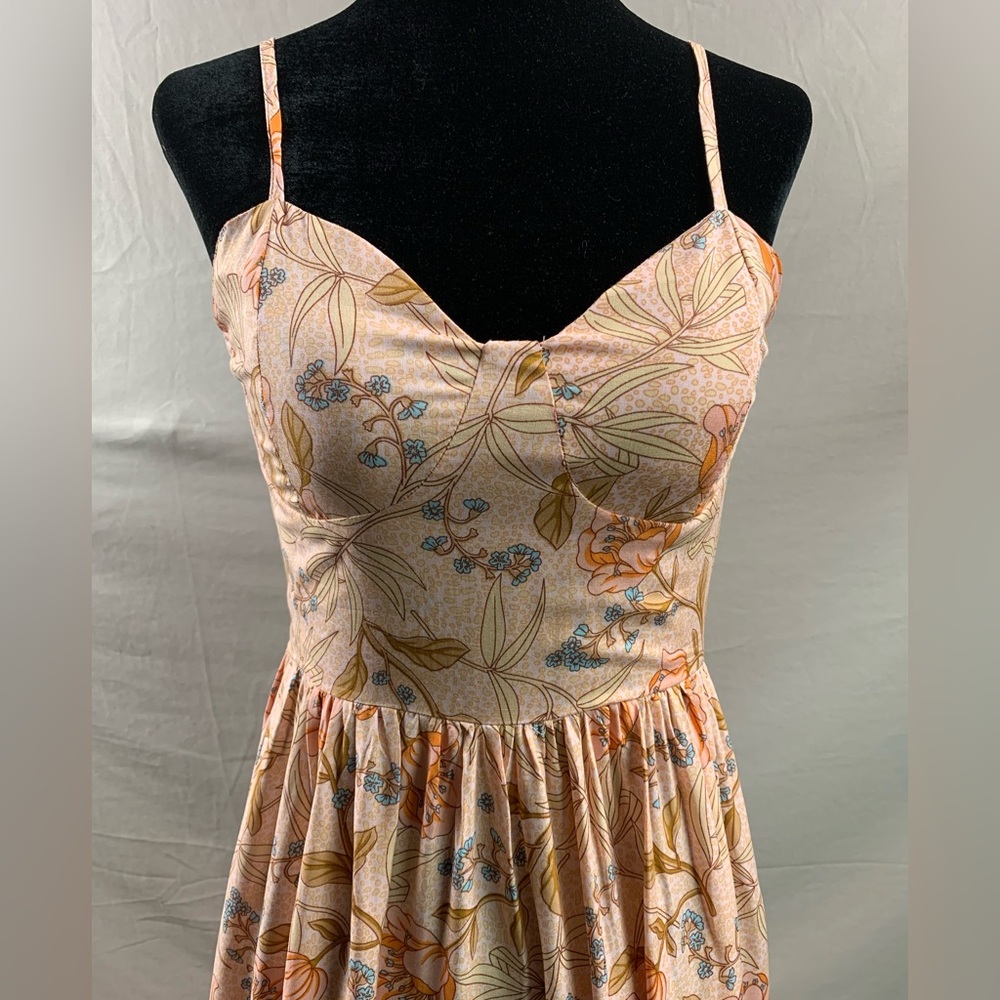 Bohemian Floral Print Cami Dress - Picture 9 of 10